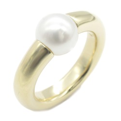 MIKIMOTO Pearl Ring White K18 (Yellow Gold) Pearl White