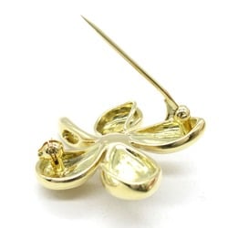 MIKIMOTO Pearl Brooch White K18 (Yellow Gold) Pearl