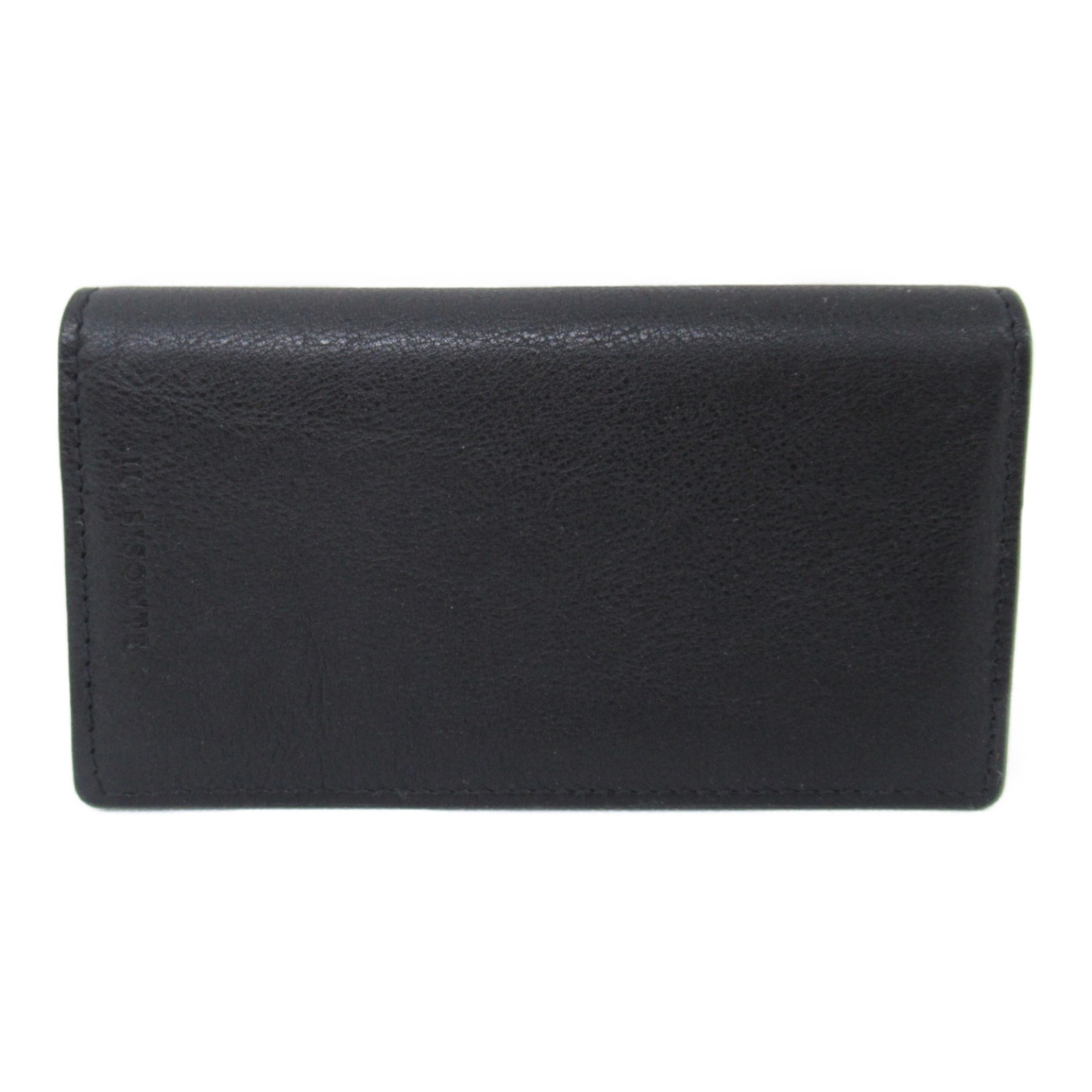 IL BISONTE Card Case Black leather SBW061POX001BK301