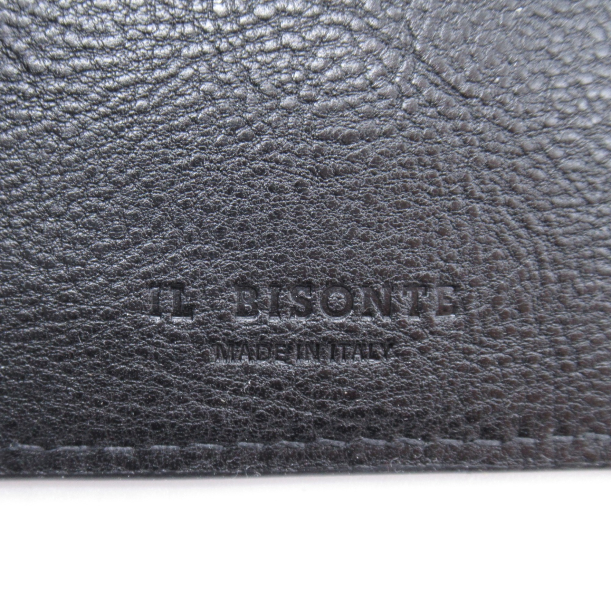 IL BISONTE Card Case Black leather SBW061POX001BK301