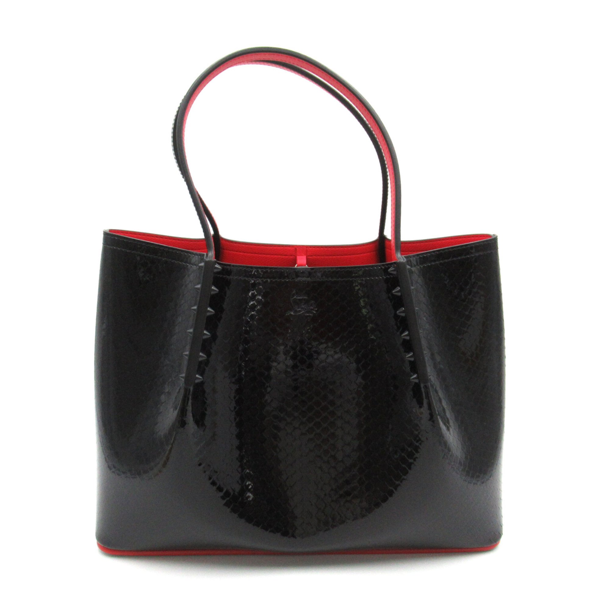 Christian Louboutin Tote Bag Black Calfskin cowhide 1245039BK01 eLADY Globazone