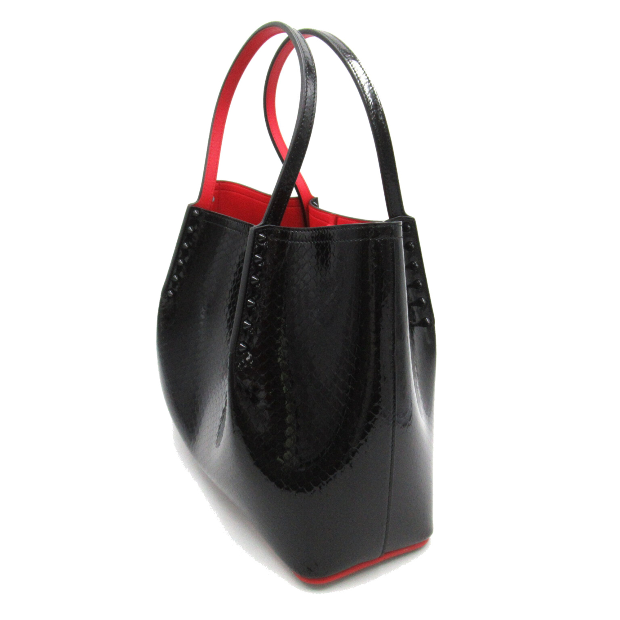 Christian Louboutin Tote Bag Black Calfskin (cowhide) 1245039BK01