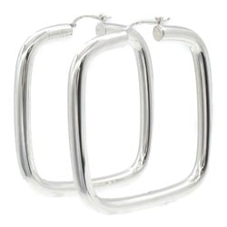 MM6 Pierced earrings Silver brass Silver