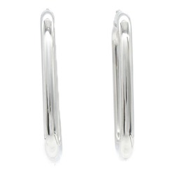 MM6 Pierced earrings Silver brass Silver