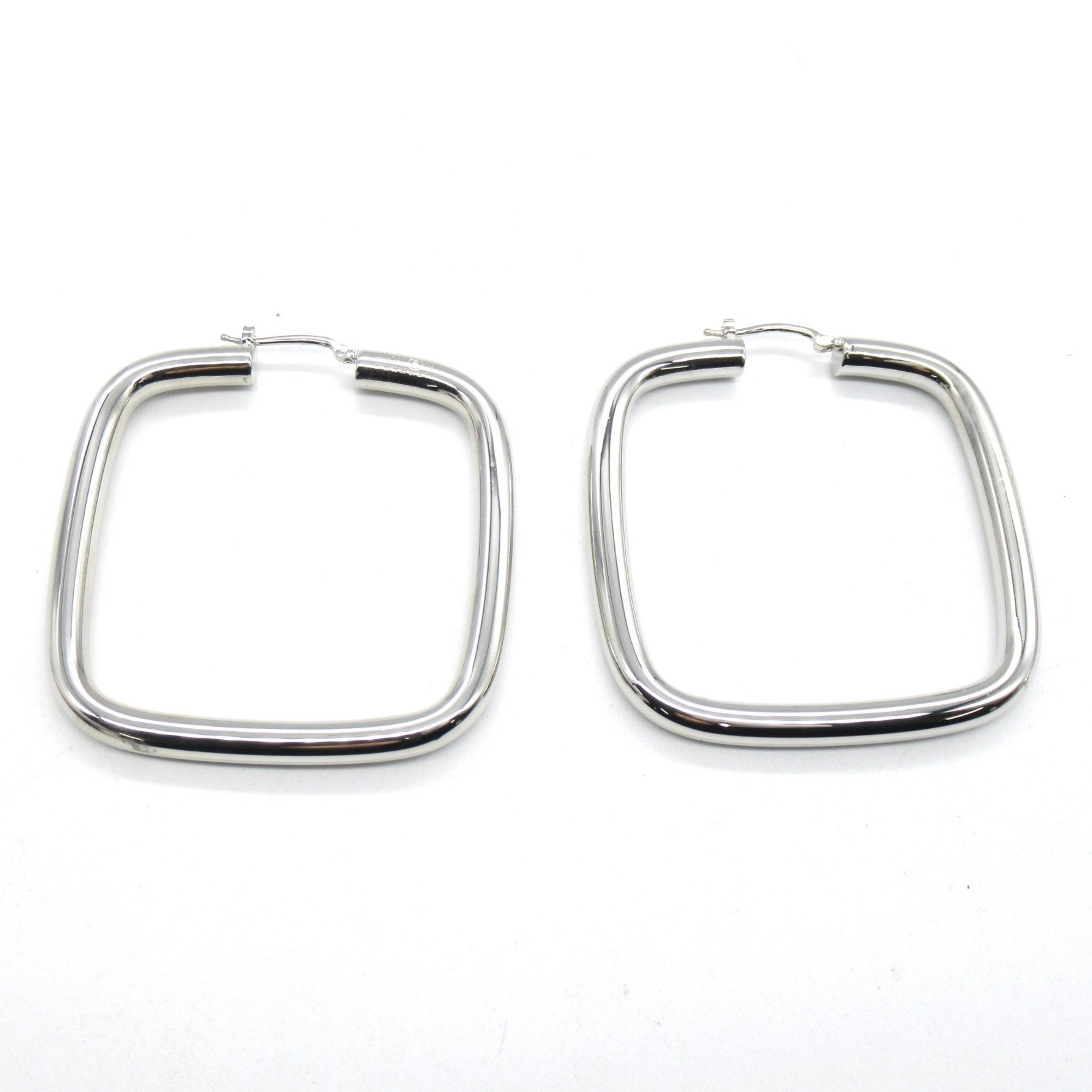 MM6 Pierced earrings Silver brass Silver