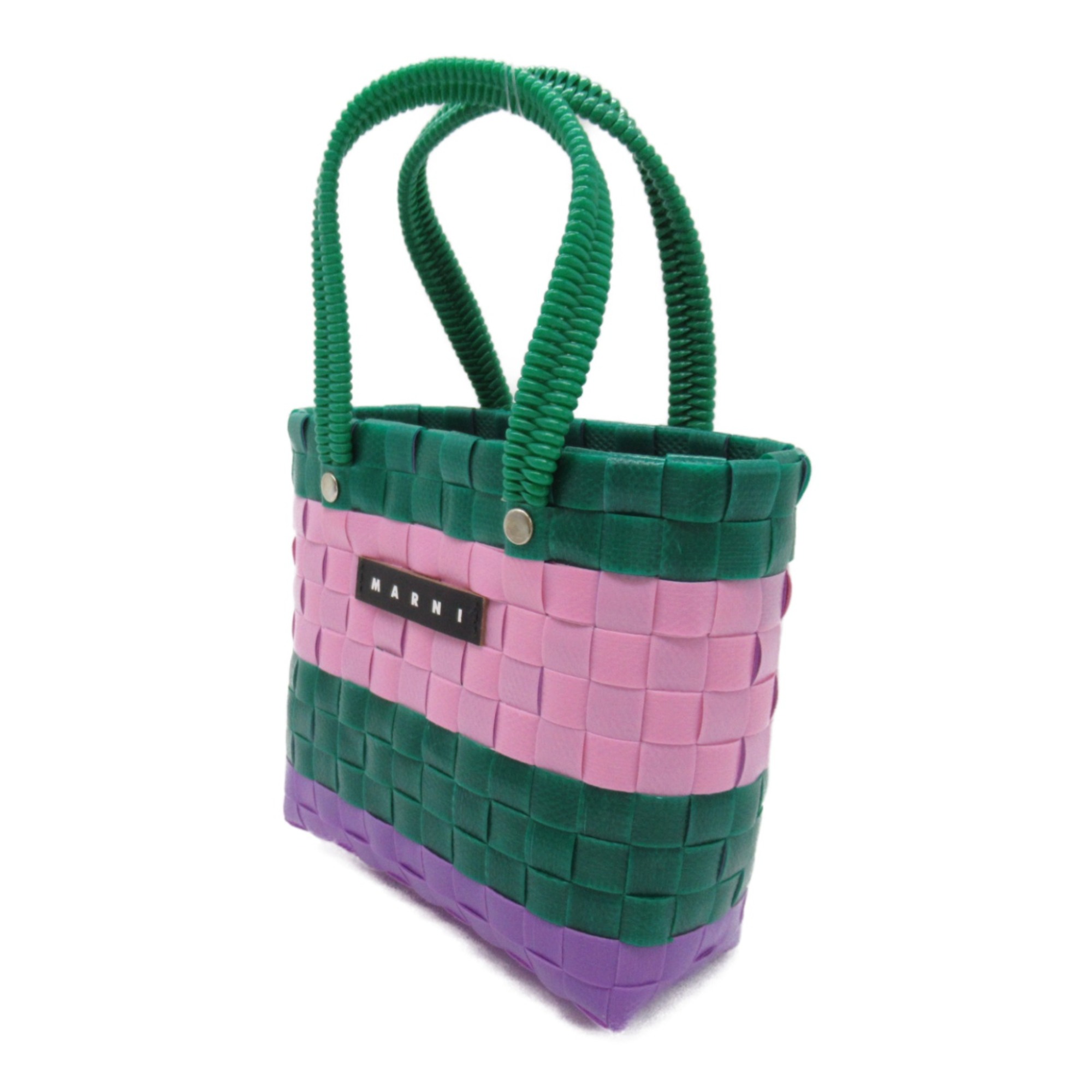 MARNI Woven Micro Basket Bag Tote Bag Mulch color polypropylene M00816M00IW0M535