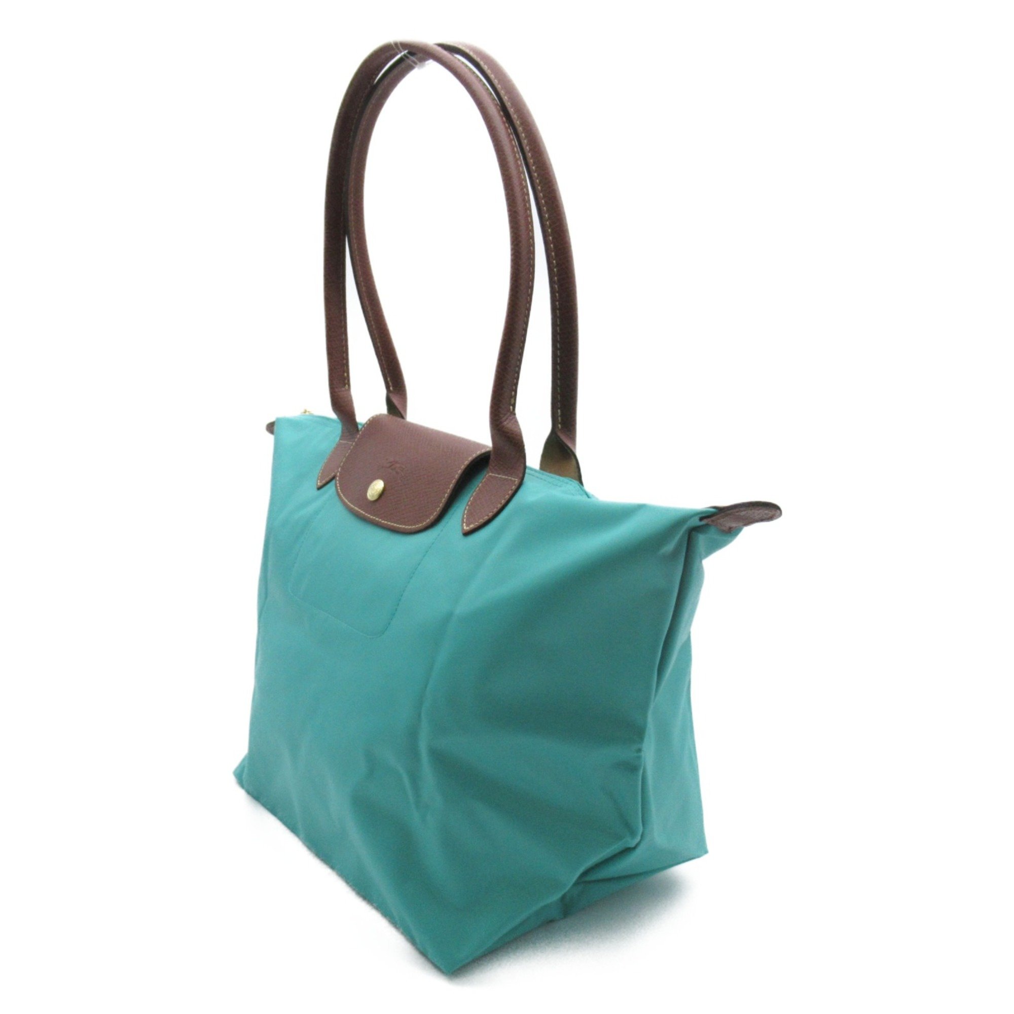 Longchamp Le Pliage Original L Shoulder Bag Blue Turquoise recycled polyamide canvas L1899089P70