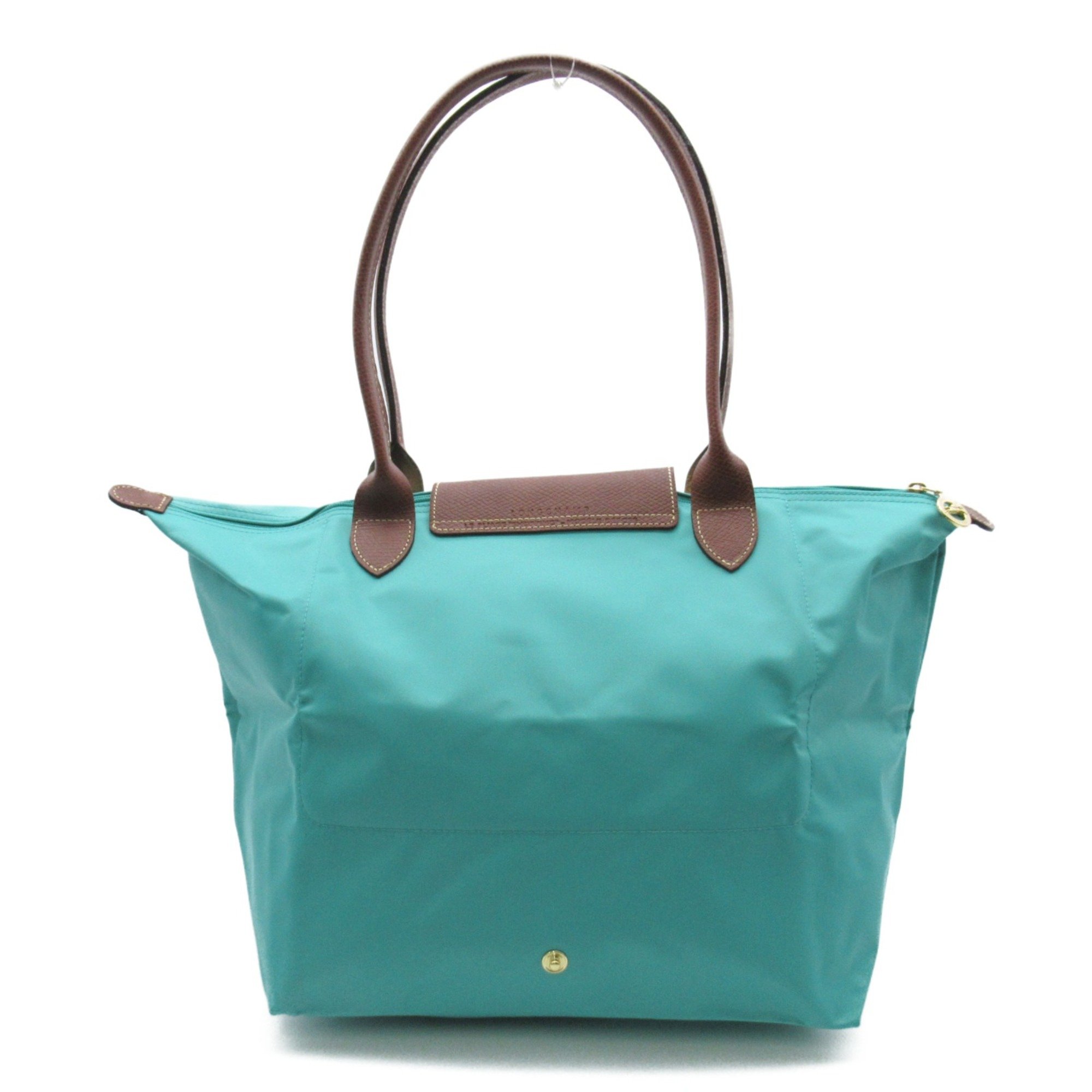 Longchamp Le Pliage Original L Shoulder Bag Blue Turquoise recycled polyamide canvas L1899089P70