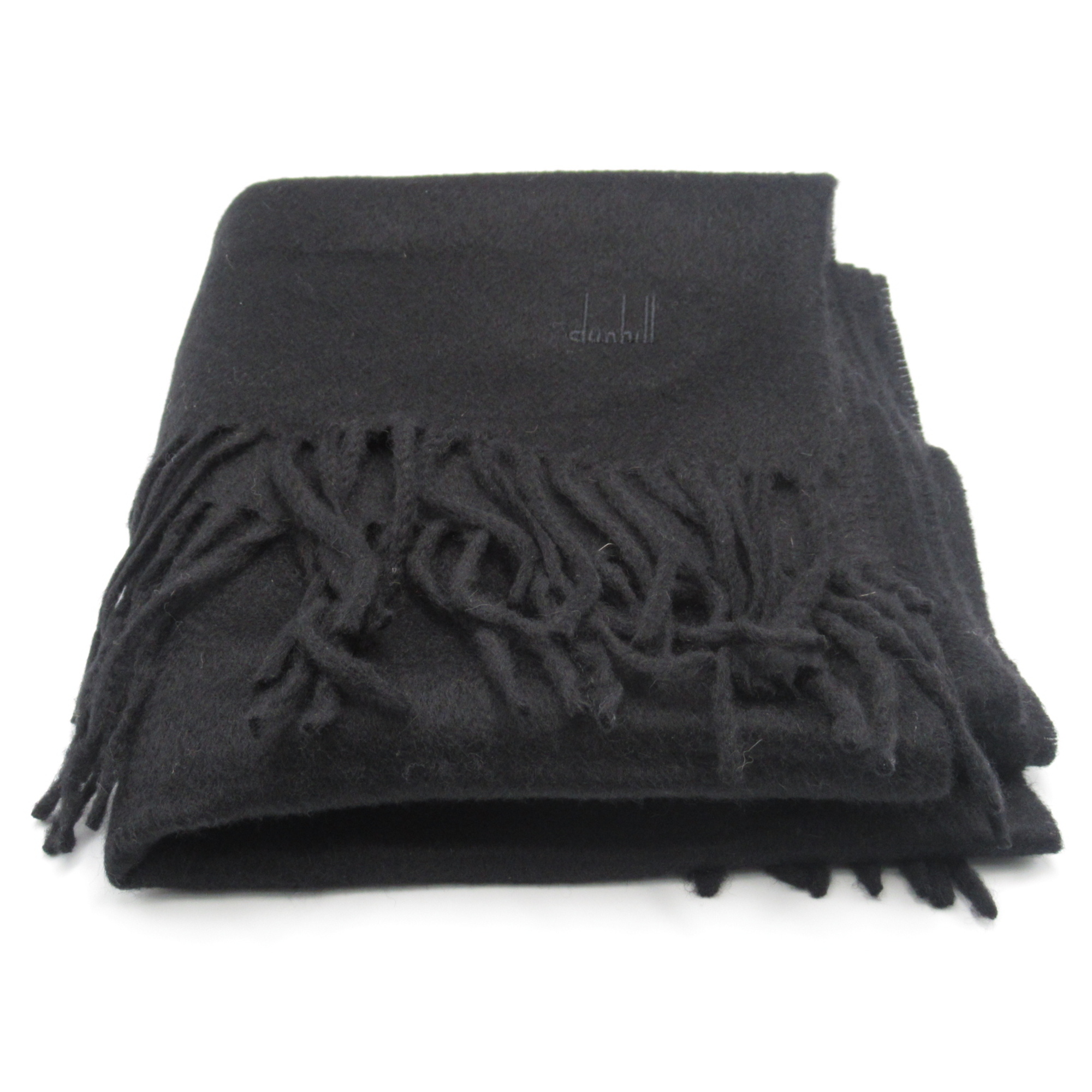 Dunhill Scarf Black cashmere