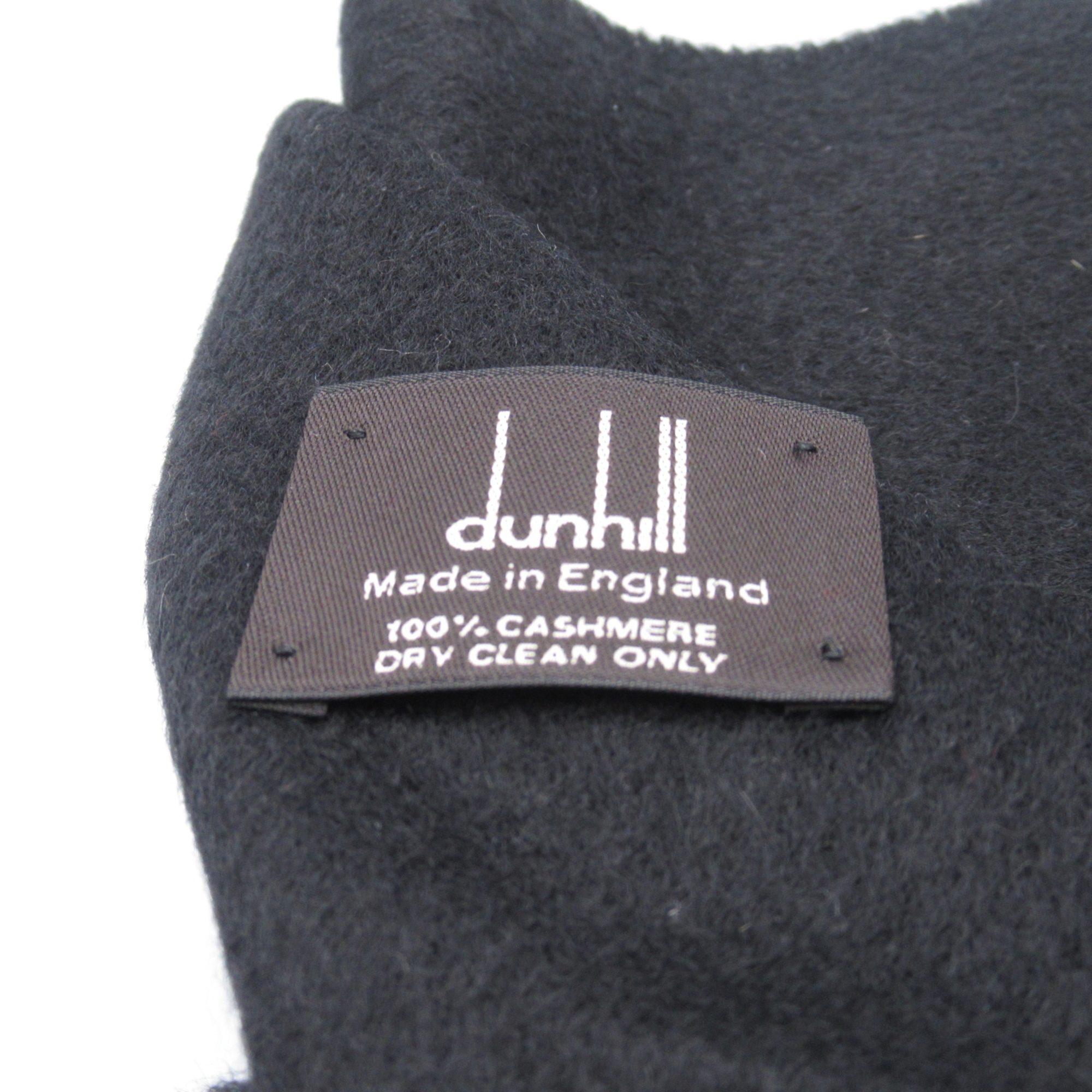 Dunhill Scarf Black cashmere