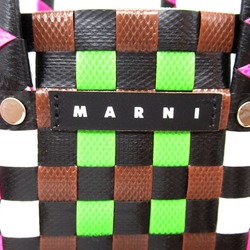 MARNI Woven Micro Basket Bag Tote Bag Mulch color polypropylene M00178M00IW0M340