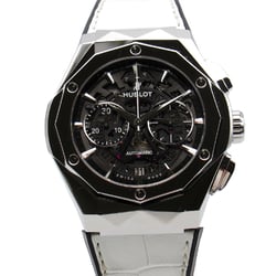 HUBLOT Aero Fusion Chronograph Wrist Watch 525.NX.0127.LR.JORL1 Mechanical Automatic Gray skeleton titanium Rubber be 525.NX.0127.LR.JORL1