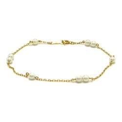 MIKIMOTO Pearl Bracelet White K18 (Yellow Gold) Pearl