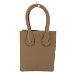 MORABITO 2wayShoulder Bag Beige Camel/Blue Calfskin (cowhide) 012CAUU