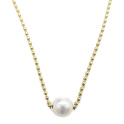 MIKIMOTO Pearl Necklace White K18 (Yellow Gold) Pearl White