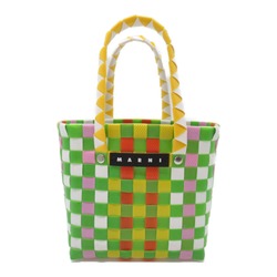 MARNI Woven Micro Basket Bag Tote Bag Mulch color polypropylene M00178M00IW0M536