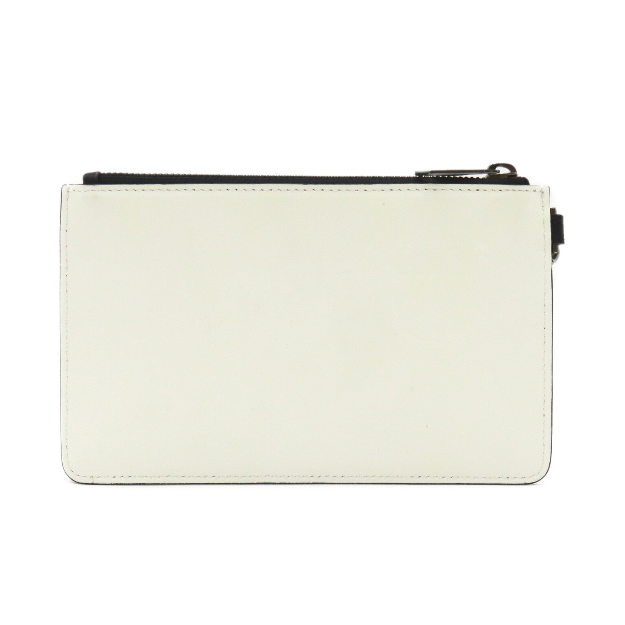 GIVENCHY Clutch bag White Black leather BK603PK0YT116