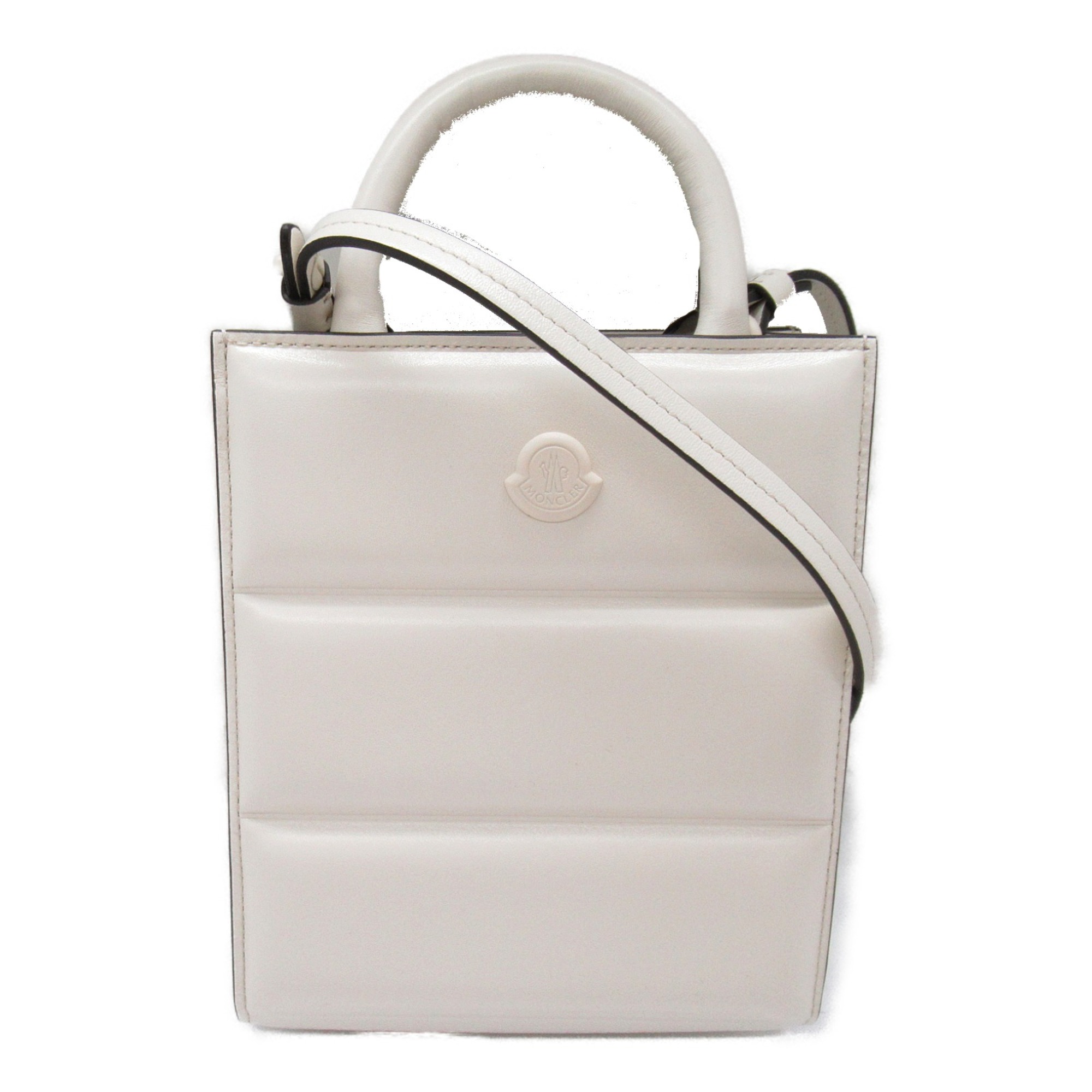 MONCLER 2wayShoulder Bag White leather 6A00001M3492070