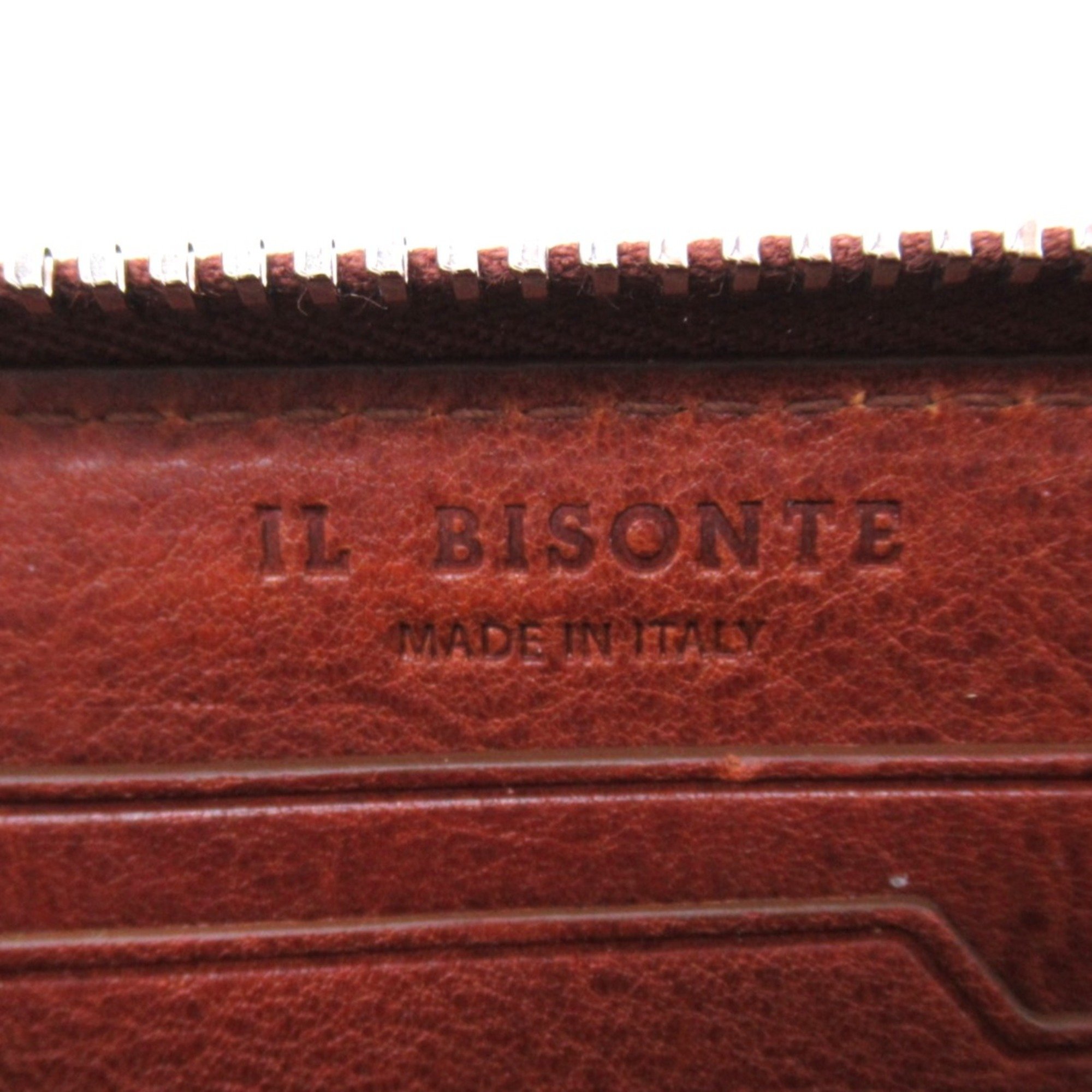 IL BISONTE coin purse Brown Sepia leather SCC096POX001BW382