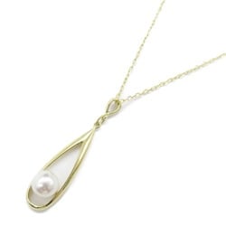 MIKIMOTO Pearl Necklace White K18 (Yellow Gold) Pearl White