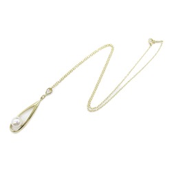 MIKIMOTO Pearl Necklace White K18 (Yellow Gold) Pearl White