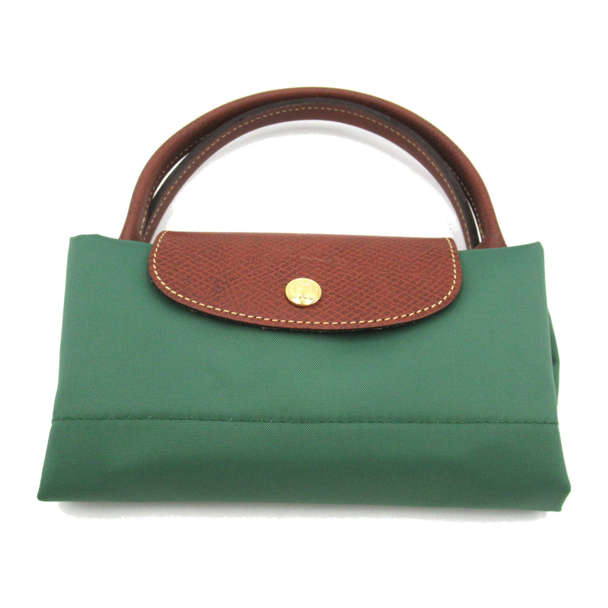 Longchamp Le Pliage Original S Top Handle Bag Green Sauge recycled polyamide L1621089P84