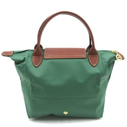 Longchamp Le Pliage Original S Top Handle Bag Green Sauge recycled polyamide L1621089P84