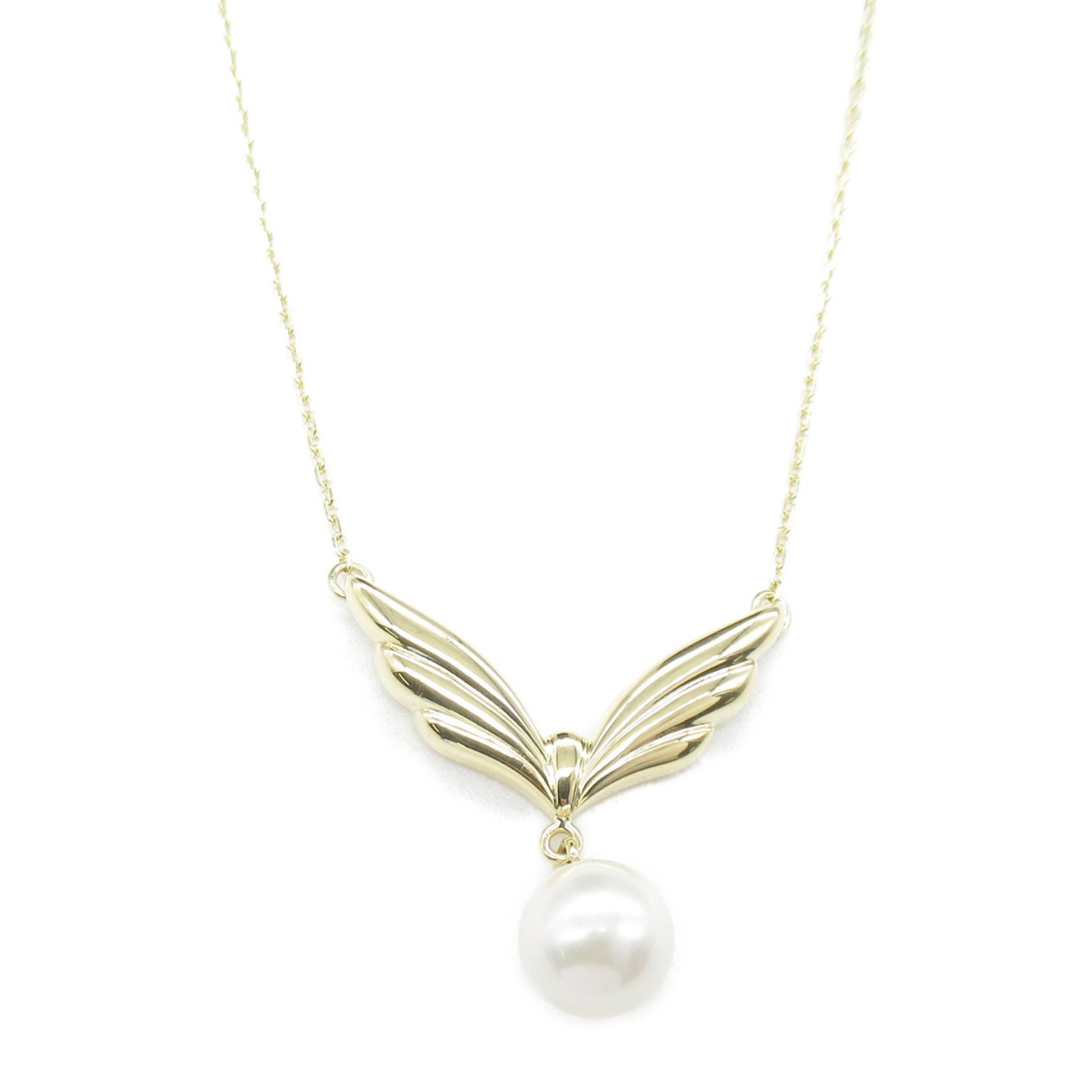 MIKIMOTO Pearl Necklace White K18 (Yellow Gold) Pearl White