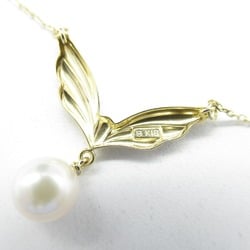 MIKIMOTO Pearl Necklace White K18 (Yellow Gold) Pearl White