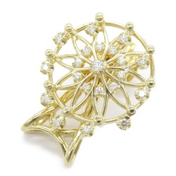 TASAKI Diamond Brooch Clear K18 (Yellow Gold) diamond