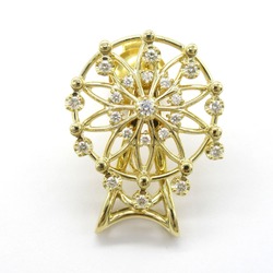 TASAKI Diamond Brooch Clear K18 (Yellow Gold) diamond