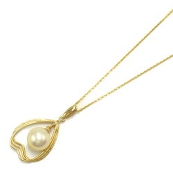 TASAKI Pearl Necklace White K18 (Yellow Gold) Pearl White