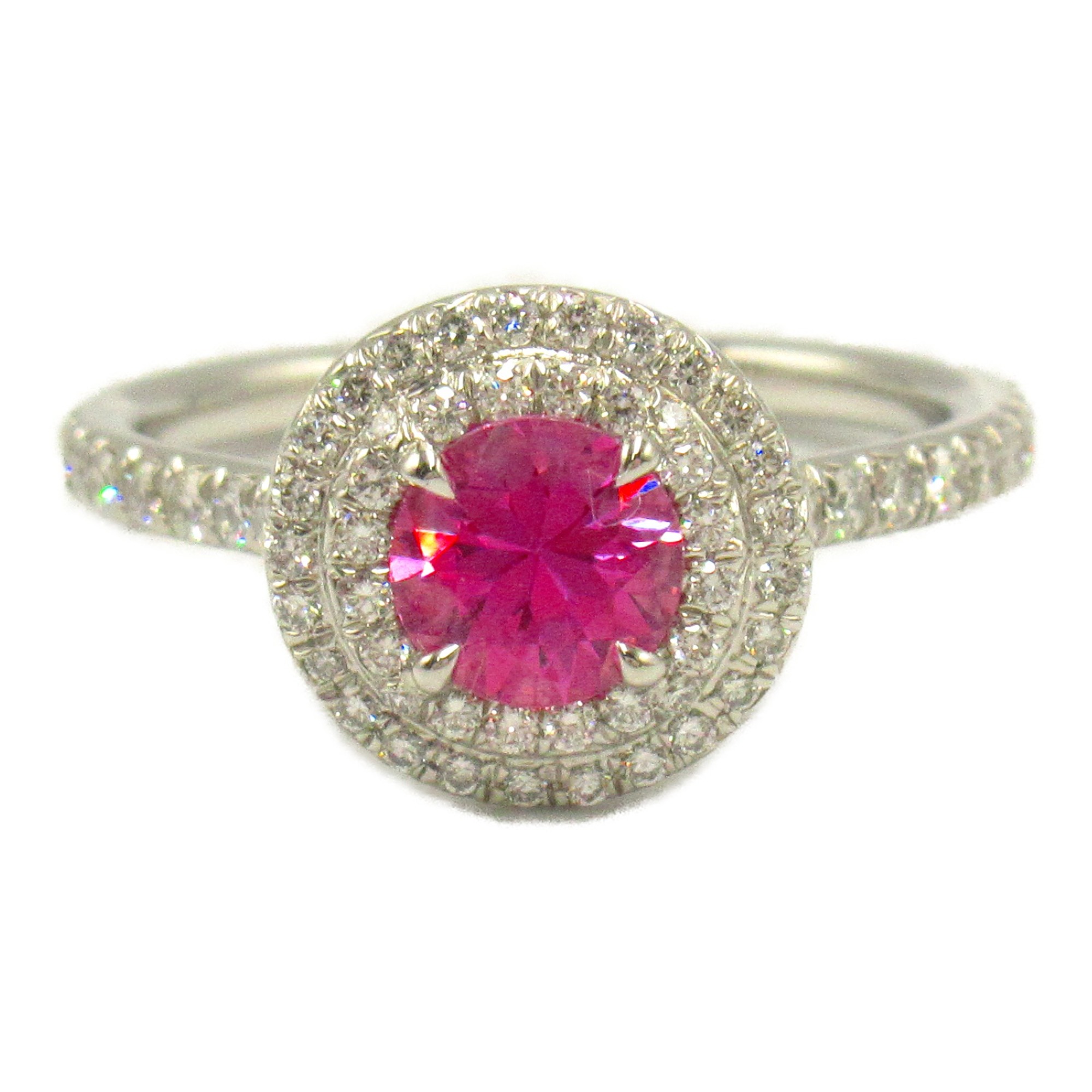 TIFFANY&CO Solest pink sapphire and diamond Ring Clear Pink Pt950Platinum Pink sapphire Clear Pink