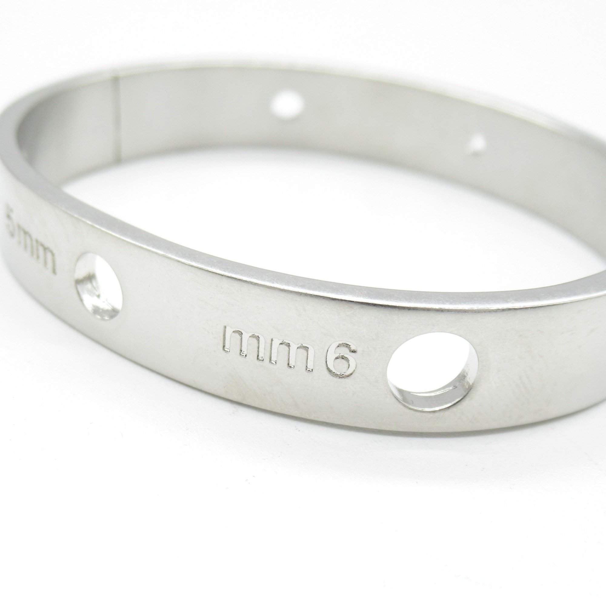 MM6 Bracelet bangle Silver brass