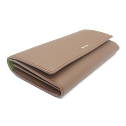 Paul Smith Bifold long wallet Brown Tan leather 4608X62