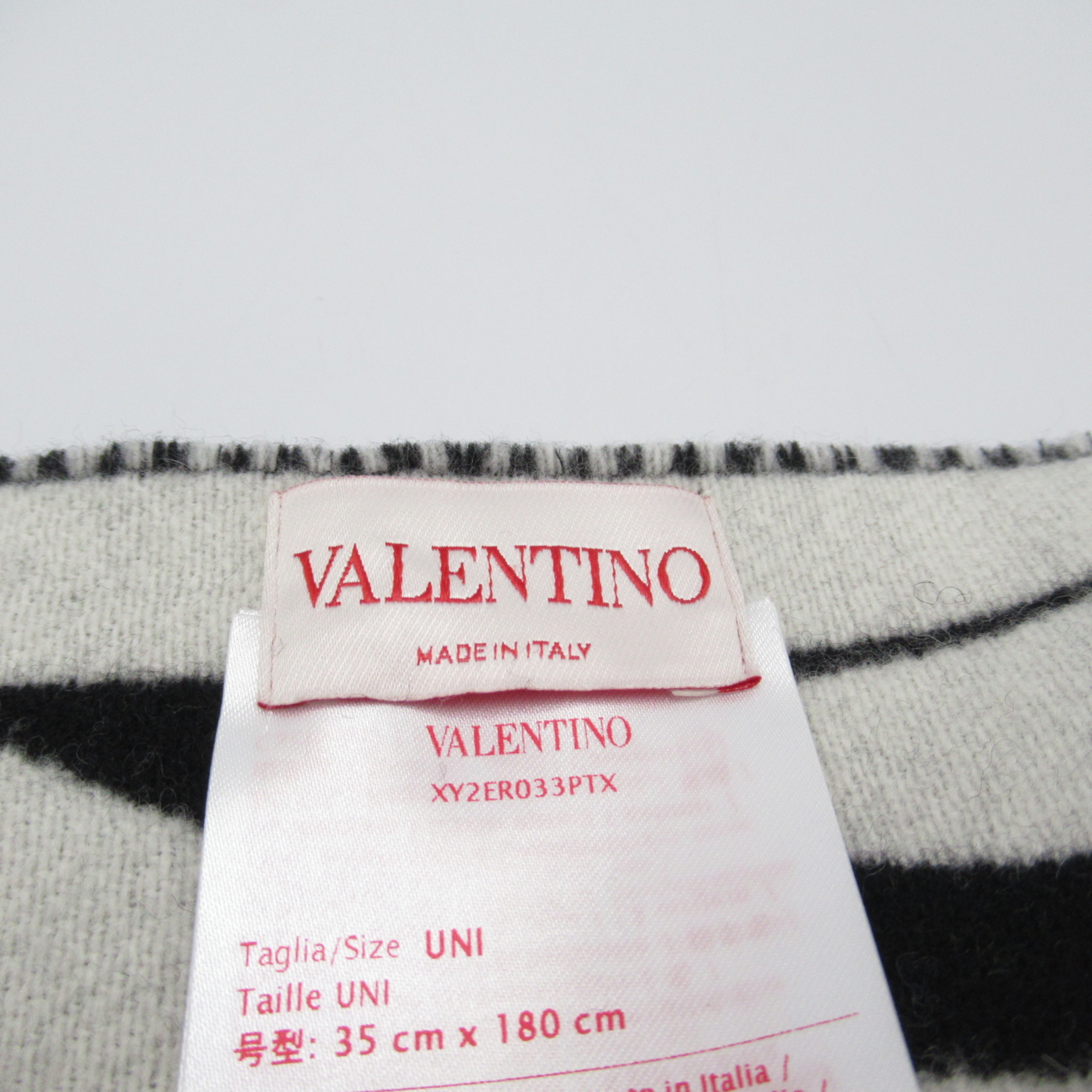 Valentino Scarf Black wool XY2ER033PTX