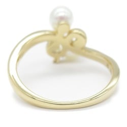 TASAKI Swing pearl Ring White K18 (Yellow Gold) Pearl White