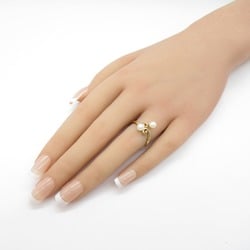 TASAKI Swing pearl Ring White K18 (Yellow Gold) Pearl White