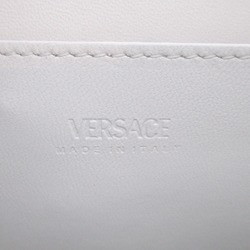 VERSACE business bag clutch bag White Optic White leather 10072281A051341W00V