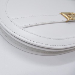 VERSACE business bag clutch bag White Optic White leather 10072281A051341W00V