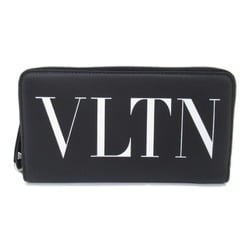 Valentino Round long wallet Black/White leather XY2P0570LVN0NO