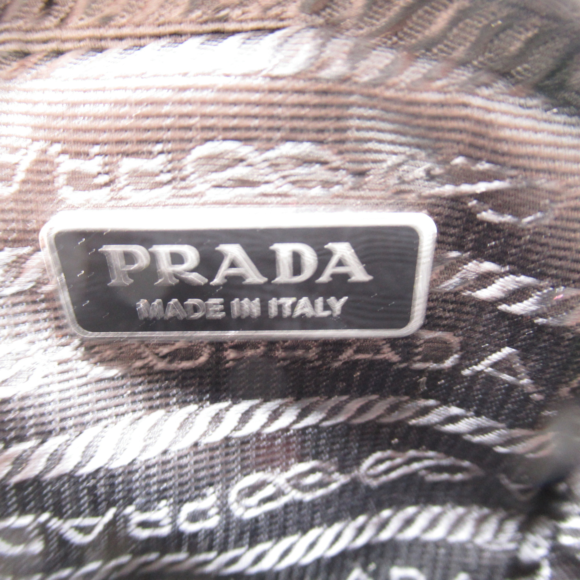 PRADA Re-Nylon Shoulder Pouch Shoulder Bag Black Nylon 2ZT024