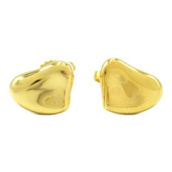 TIFFANY&CO Elsa Peretti Mini Heartful Pierced earrings Gold K18 (Yellow Gold) Gold