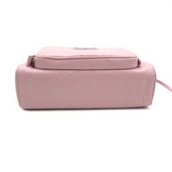 PRADA Nappa Antique Leather Multi-Pocket Shoulder Pink Alabaster Pink leather 1BH198UVLF0E18