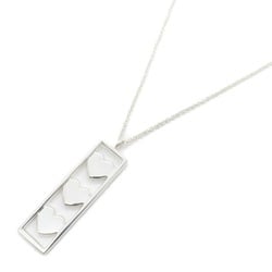 TIFFANY&CO Triple Heart Necklace Silver Silver925 Silver