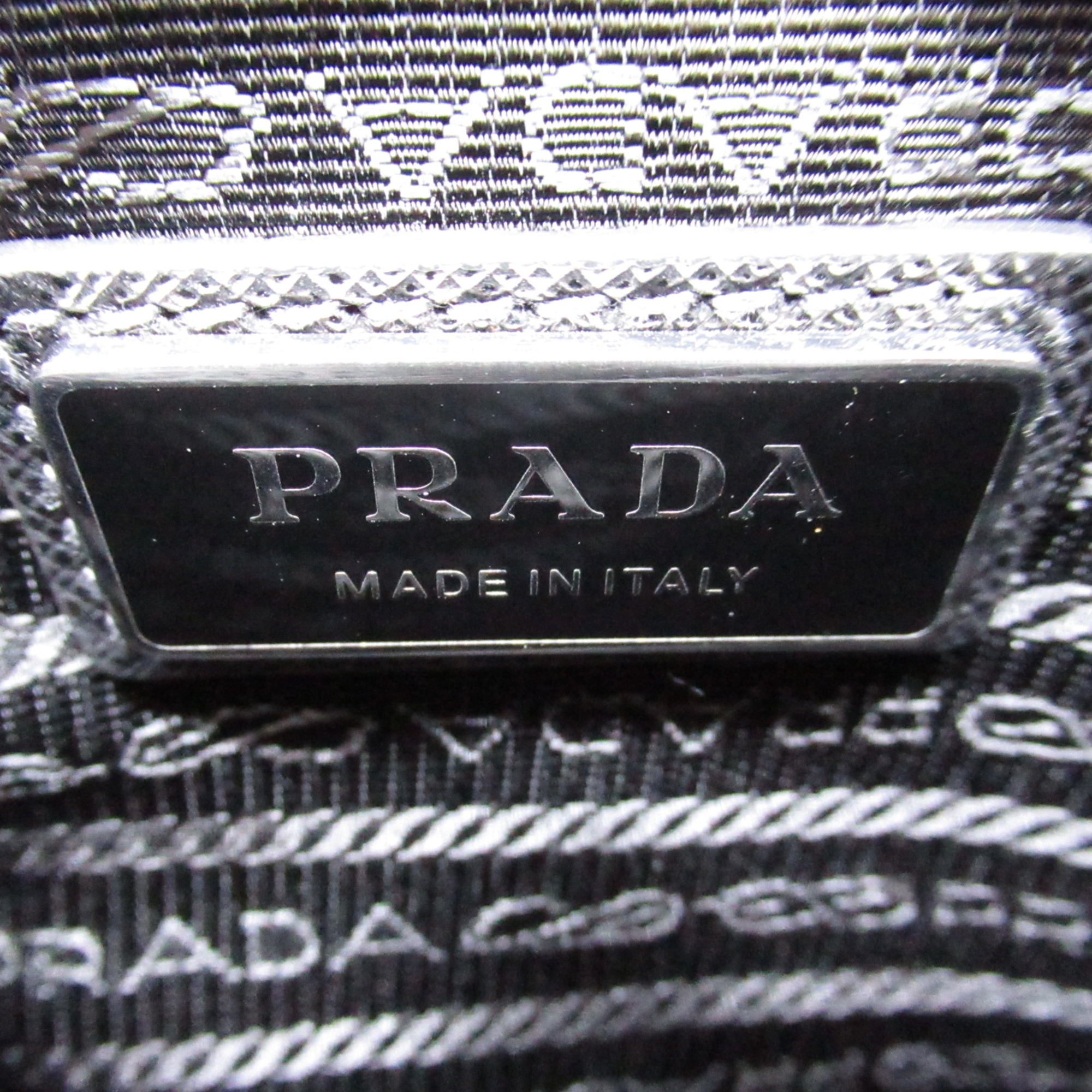 PRADA Shoulder Bag Black Nylon 2VD043