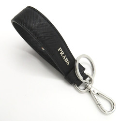 PRADA Key ring Black NERO Safiano leather 2PP68T053F0002