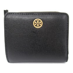 Tory Burch Two fold wallet Black Embossed leather 88731001