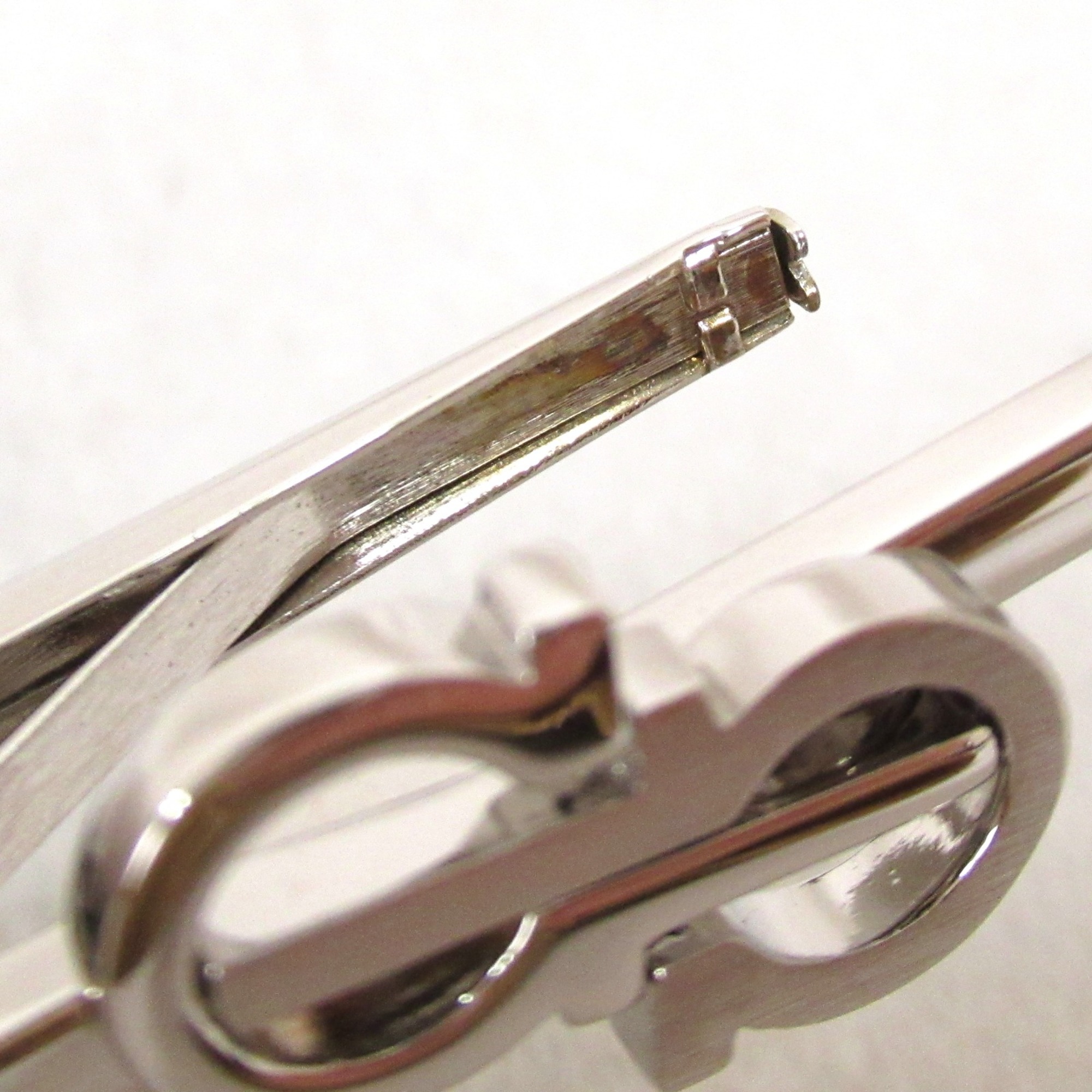 Salvatore Ferragamo Nek Tie pin Silver brass