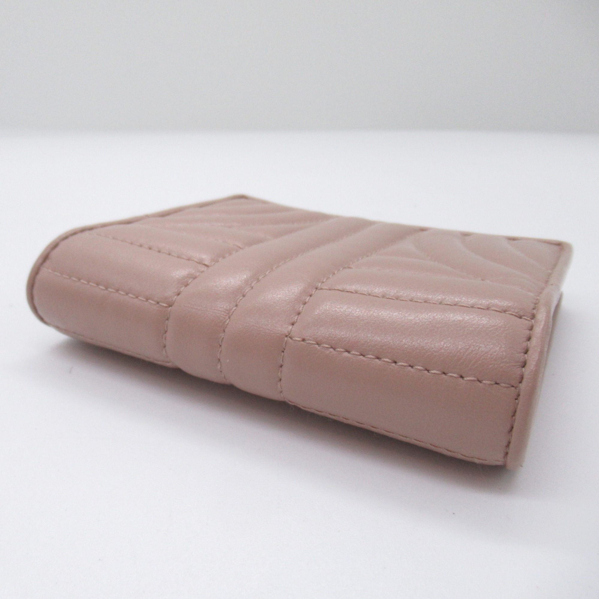 PRADA wallet Pink Pink Beige leather